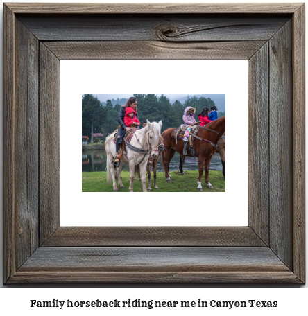 family horseback riding near me in Canyon, Texas